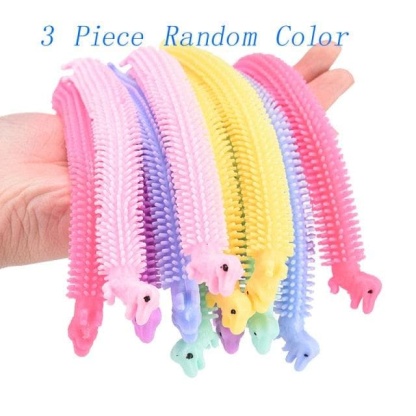 Worm Noodle Stretch String TPR Rope Anti Stress Toys String Fidget Autism Vent Toys  Decompression Toy Sqishy Toy - kfst.inc