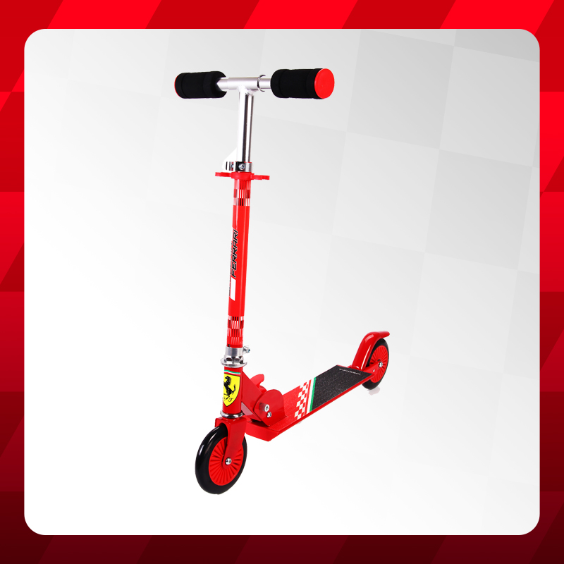 FERRARI 2-WHEEL SCOOTER FOR KIDS WITH ADJUSTABLE HEIGHT for Aged 3-10