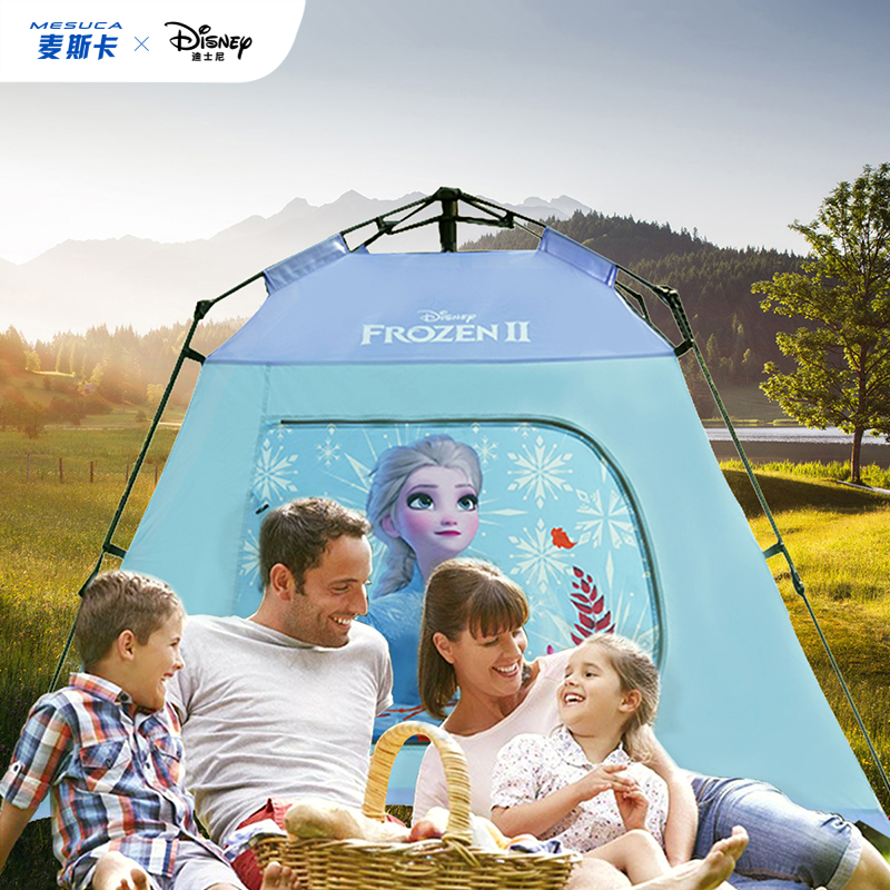 Mesuca Disney Frozen Marvel Spiderman Automatic Family Camping Tent Outdoor Tent 20261
