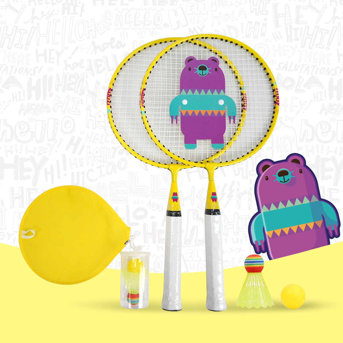 Mesuca Zoozi Children's Toy Badminton Rackets 1001