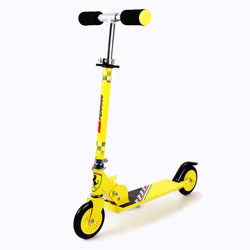 FERRARI 2-WHEEL SCOOTER FOR KIDS WITH ADJUSTABLE HEIGHT for Aged 3-10