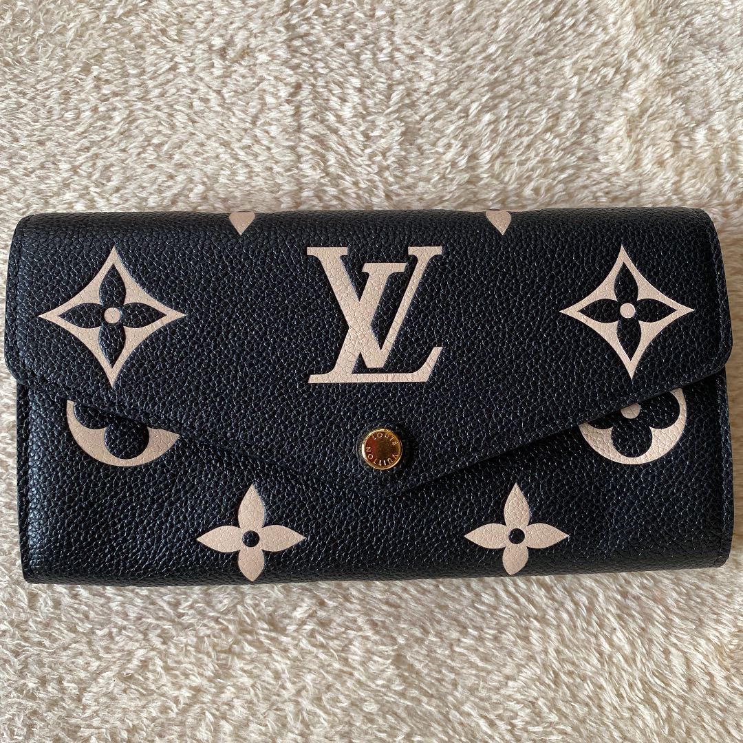 2021新作ルイヴィトン ポルトフォイユ サラ モノグラム アンプラント バイカラーM80496 LOUIS VUITTON 長財布  ジャイアントロゴ(モノグラムライン)｜売買されたオークション情報、yahooの商品情報をアーカイブ公開 - オークファン（aucfan.com）