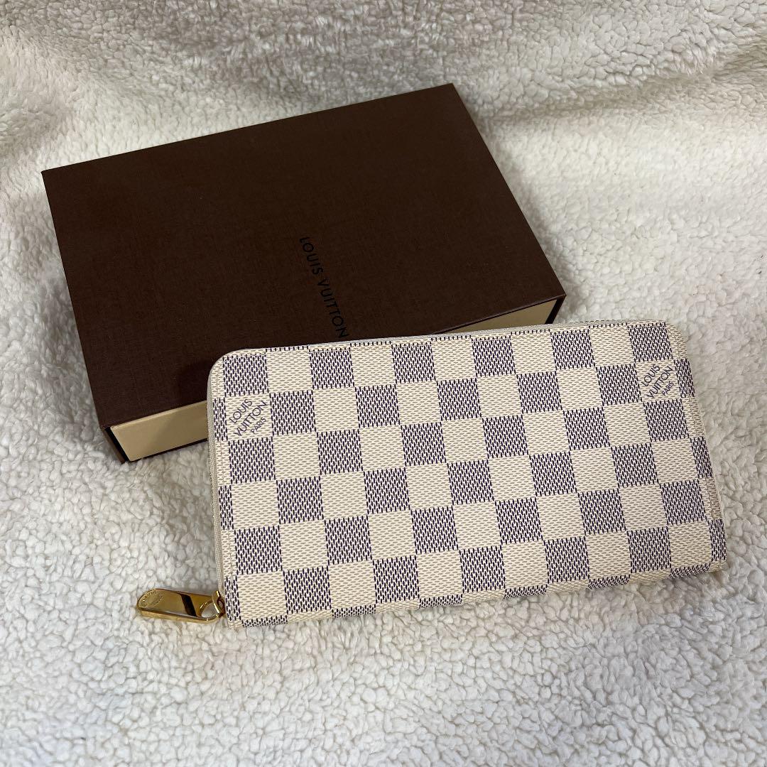 ホワイト系期間限定キャンペーン ルイヴィトン ダミエ アズール ジッピーウォレット 長財布  レディースホワイト系￥46,755-www.dawajen.bh