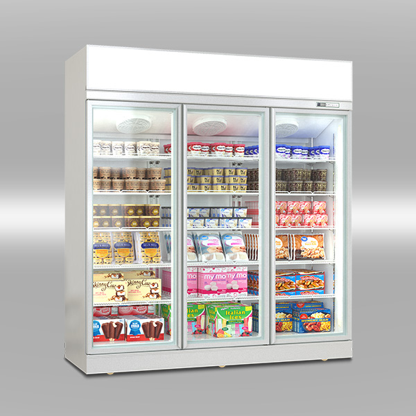 Luxury top mount showcase freezer
