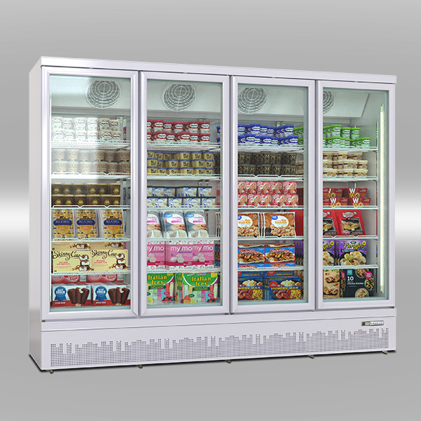 Luxury bottom mount showcase freezer