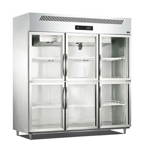 UPRIGHT GLASS DOOR CHLLER&FREEZER (AIR COOLING)