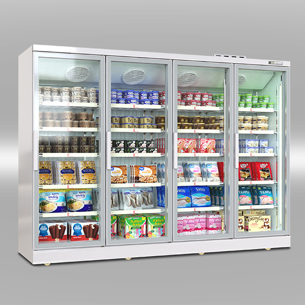 Luxury remote showcase freezer