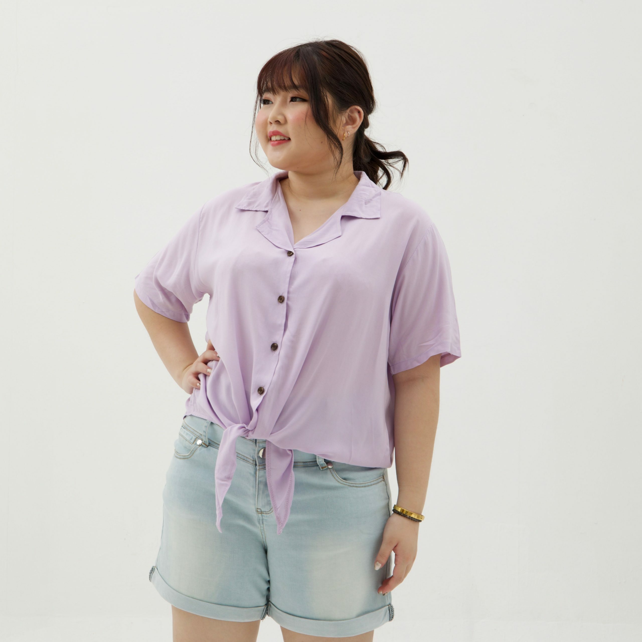 GRAHAM LUCIA TOP – LILAC