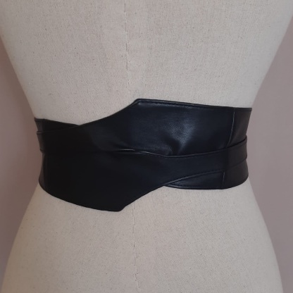 HALEY DHARNI BELT - BLACK-Juneoesque-Plus Size Clothing