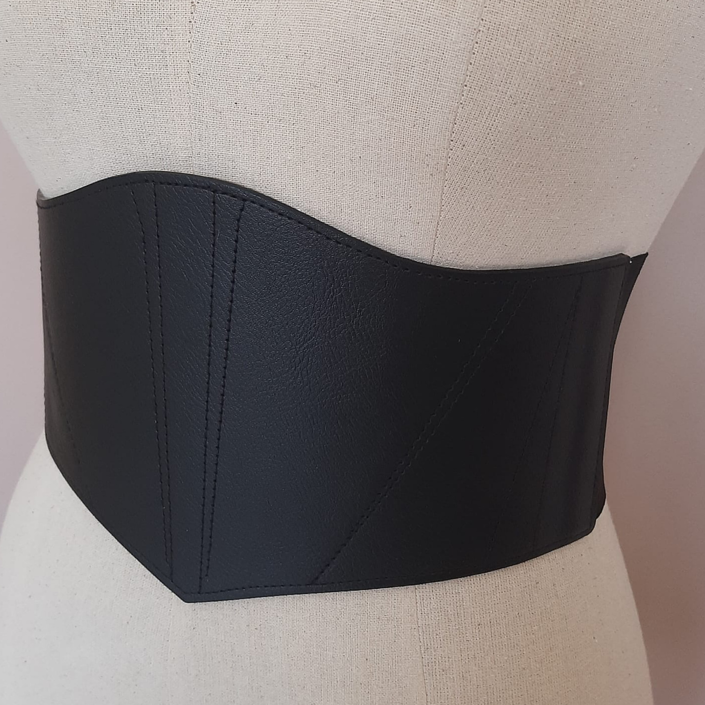 MEGAN MERLOT BELT - BLACK-Juneoesque-Plus Size Clothing