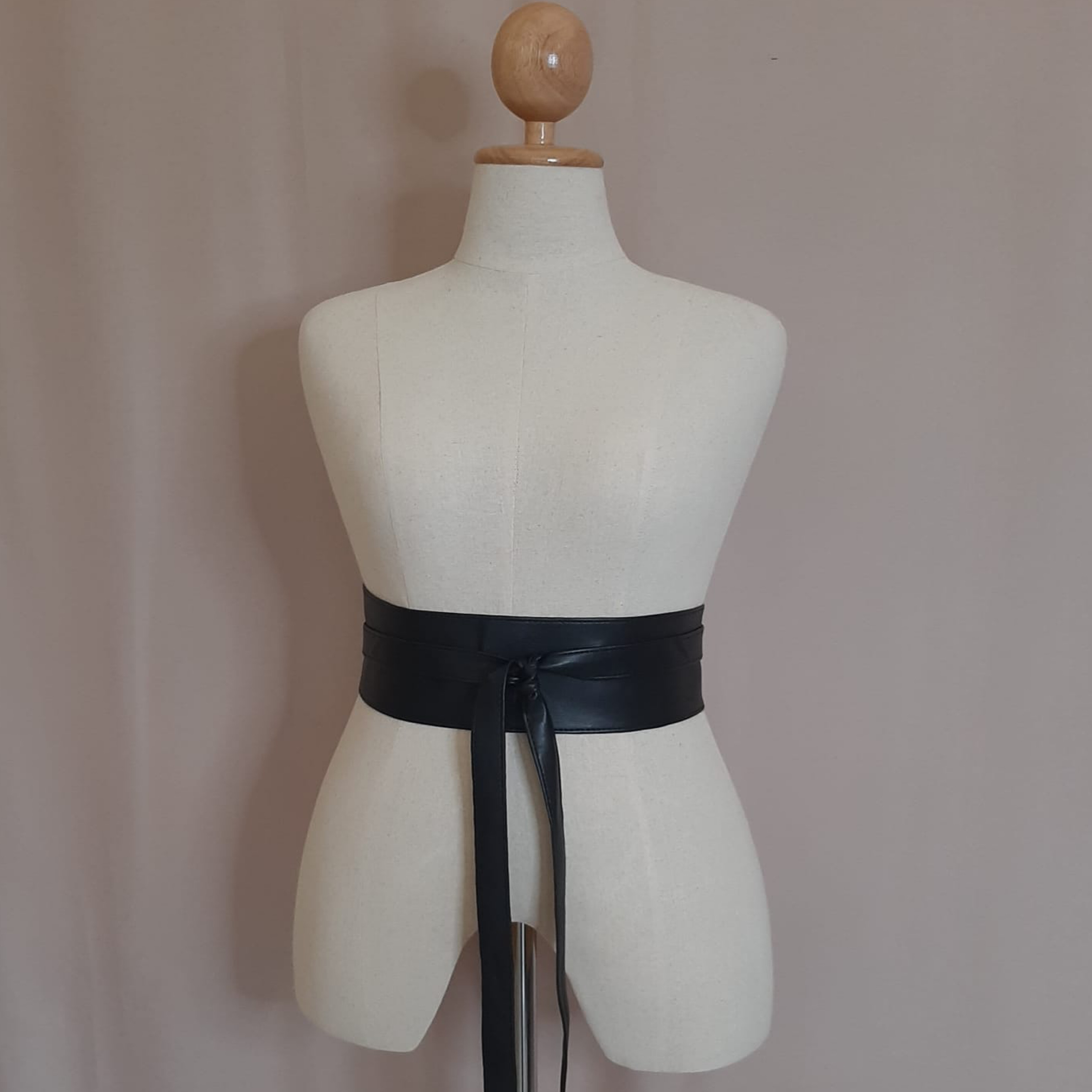 HALEY DHARNI BELT - BLACK-Juneoesque-Plus Size Clothing