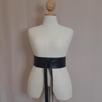 HALEY DHARNI BELT - BLACK-Juneoesque-Plus Size Clothing