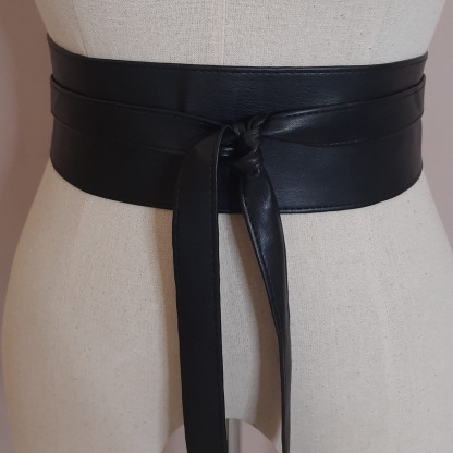 HALEY DHARNI BELT - BLACK-Juneoesque-Plus Size Clothing
