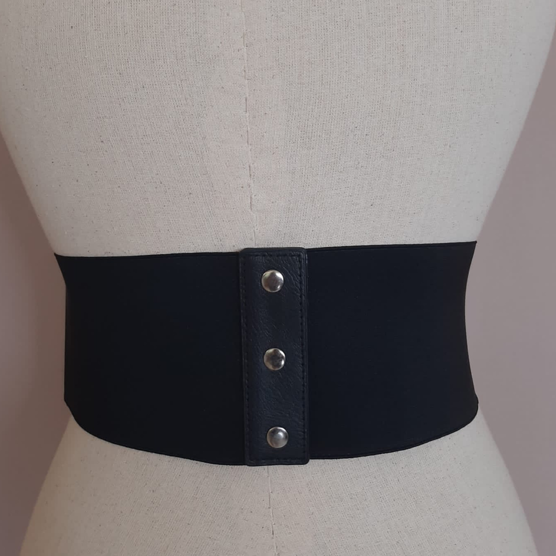 MEGAN MERLOT BELT - BLACK-Juneoesque-Plus Size Clothing
