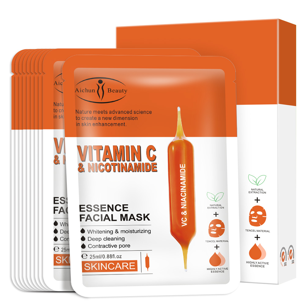 Best Selling Vitamin C Sheet Mask Whitening And Moisturizing Face Sheet