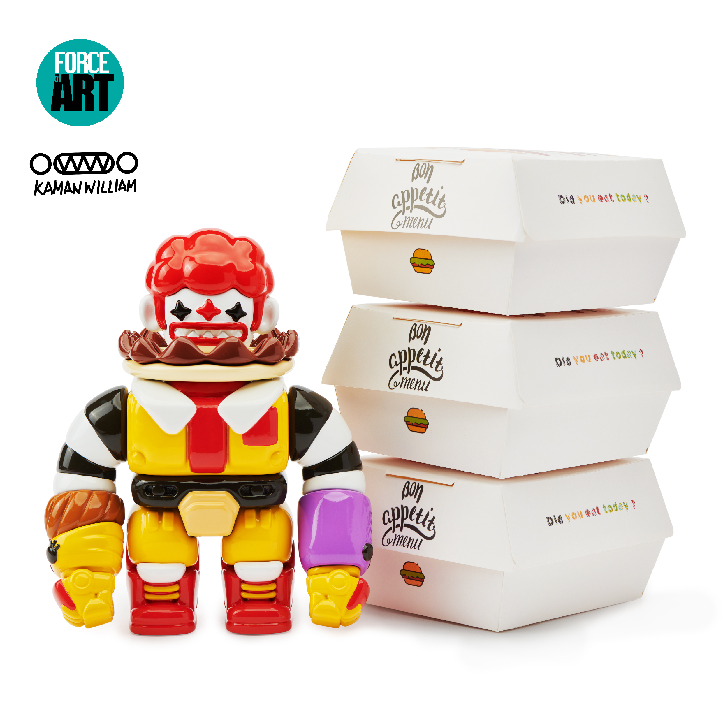 Force of Art X Panda King Emotional Fortune Cat