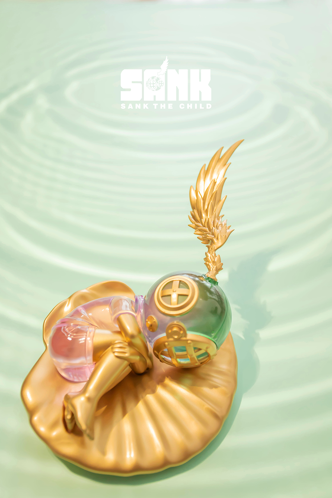 Sank Toys - Turbulent - Spectrum Series - Green & Pink