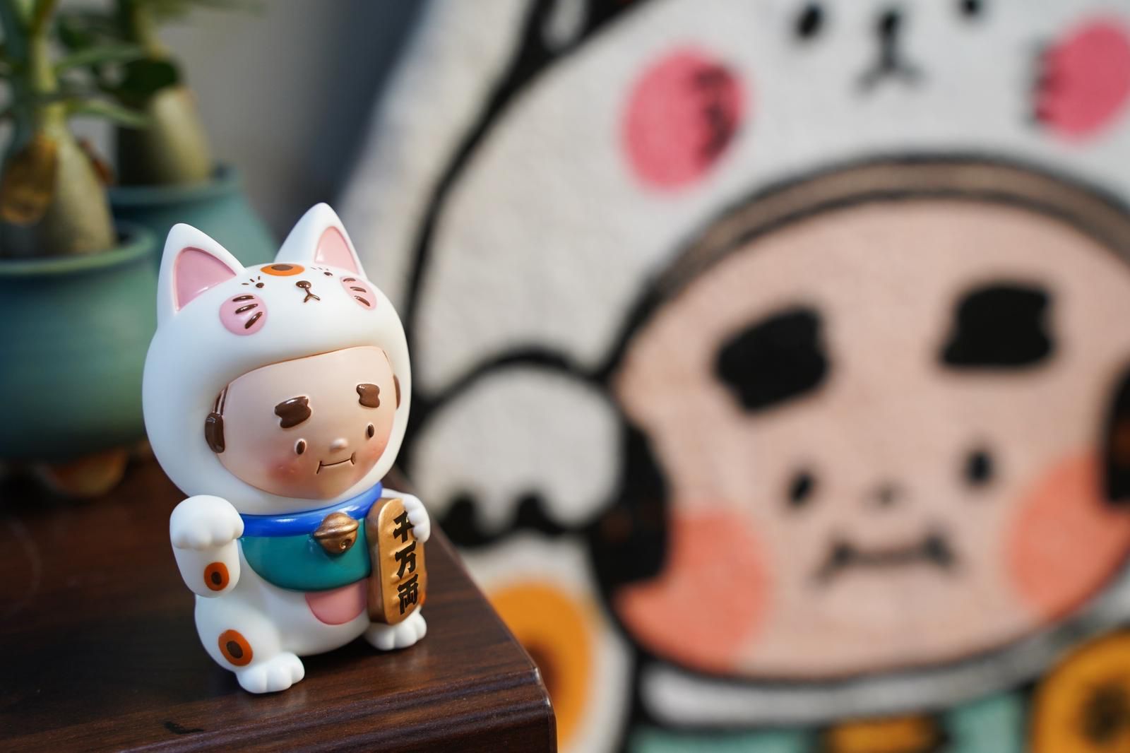 CHUBBY OJISAN LUCKY CAT V2 BY AMBER