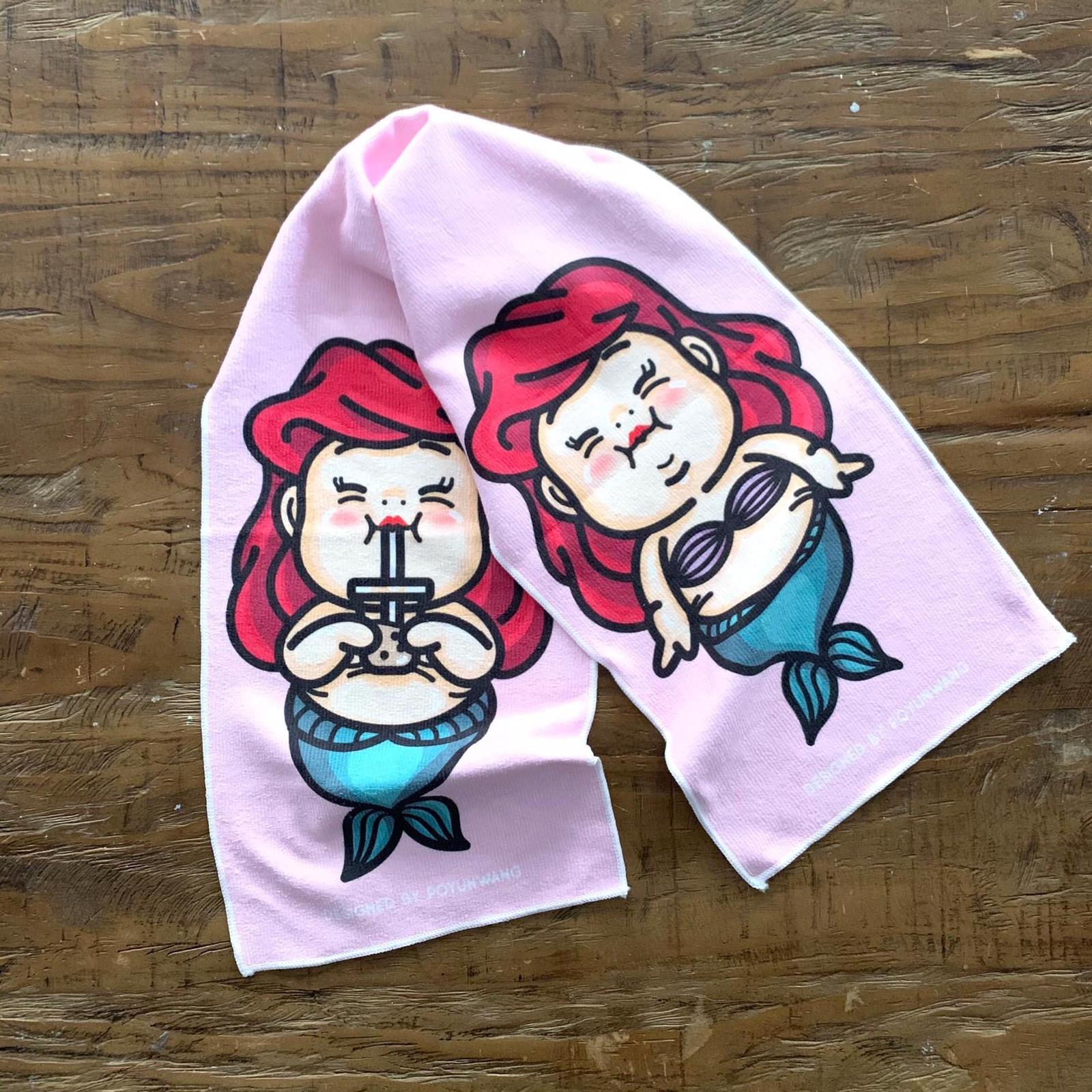 Poyun Wang: Picky Eater and Mermaid Gym Towel