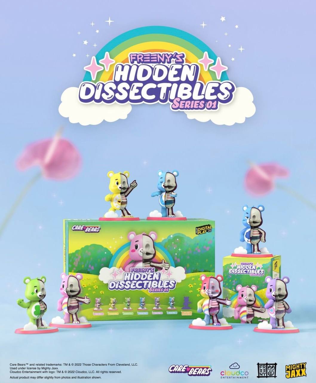Freeny’s Hidden Dissectibles: Care Bears – Mightyjaxx Blind Box Mini Figures