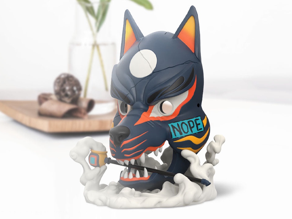 KITSUNE MASK (KURAYAMI EDITION) BY JOR ROS X MIGHTY JAXX