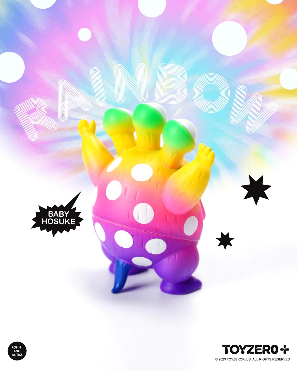 Rainbow Dots Baby Hosuke