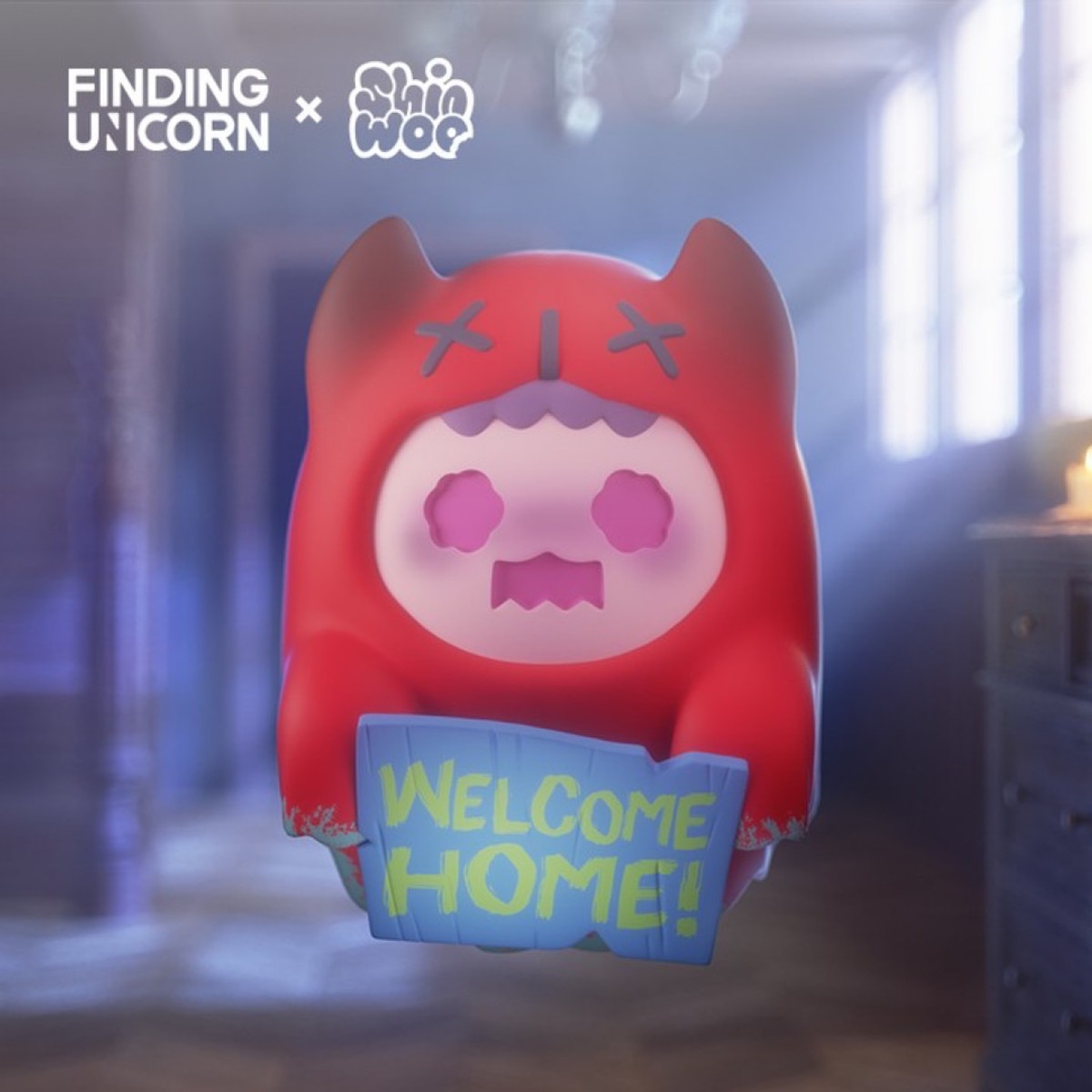 Shinwoo Ghost Bear House Blind Box 