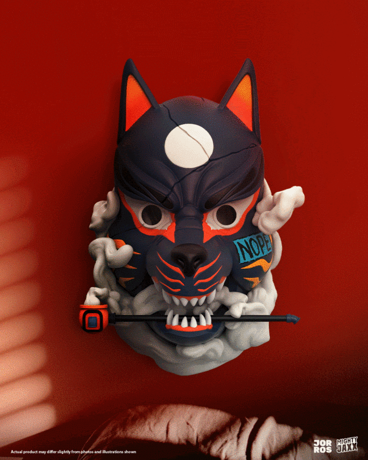 KITSUNE MASK (KURAYAMI EDITION) BY JOR ROS X MIGHTY JAXX