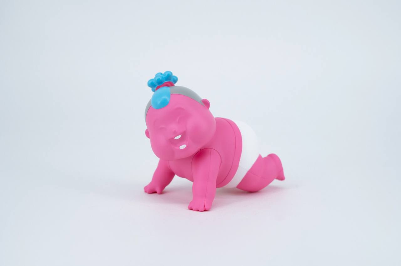 WIND UP 'WRIGGLE' CHUNK - PINK EDITION