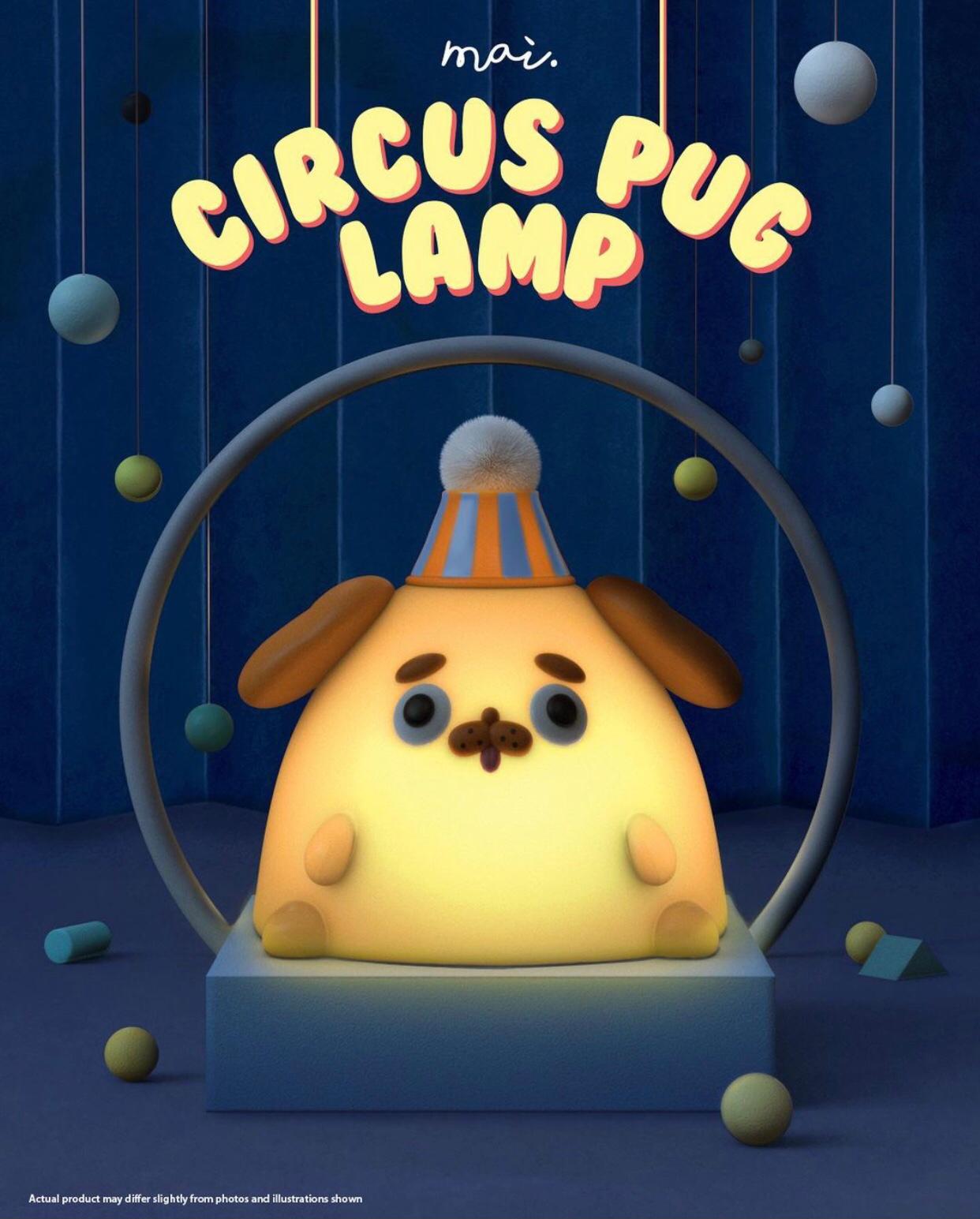 Mighty Jaxx: Circus Pug Lamp by MAI ACCENTS