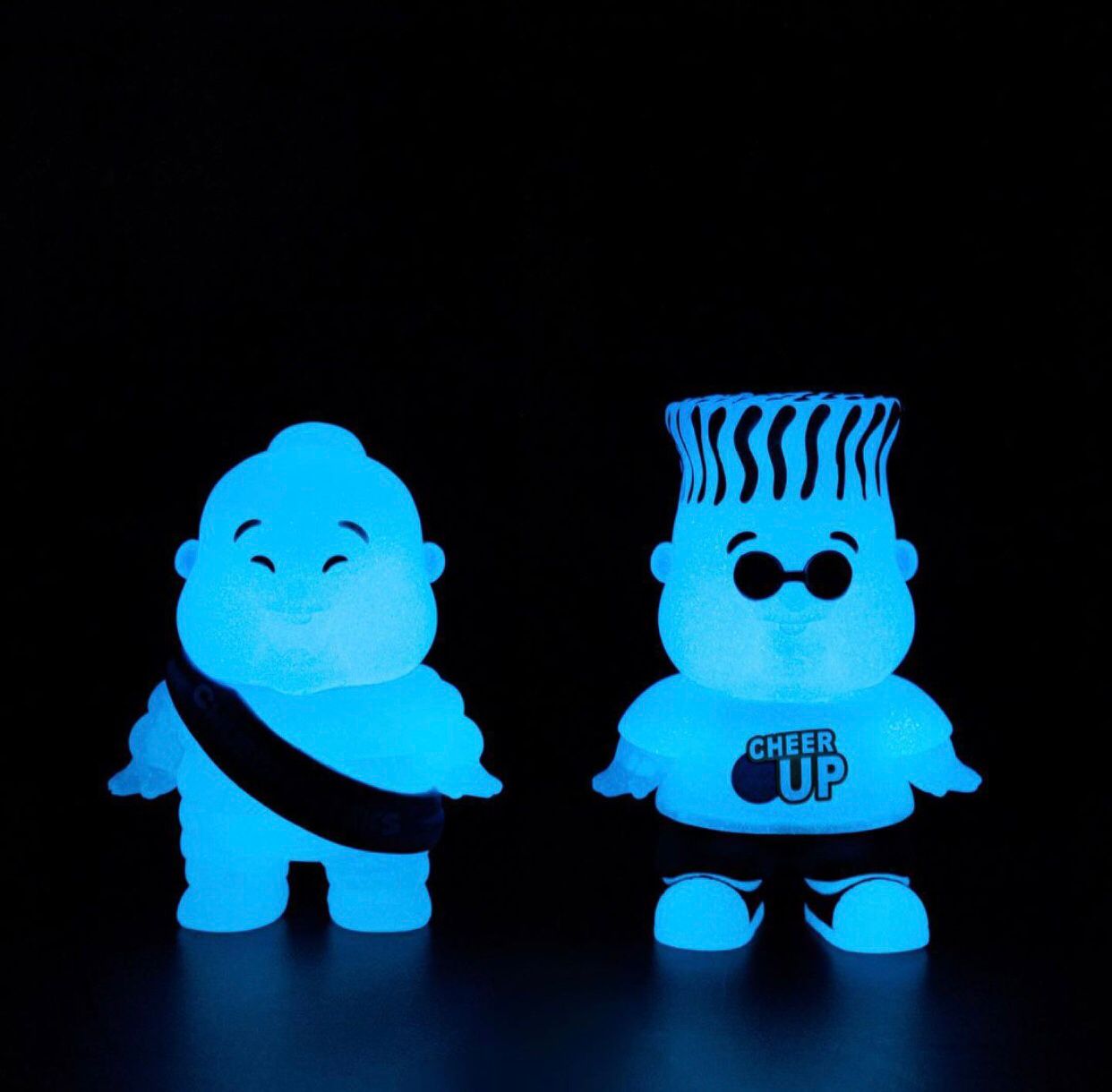 CHUBBI - Cheer Up & Marshmallow - Blue - GID