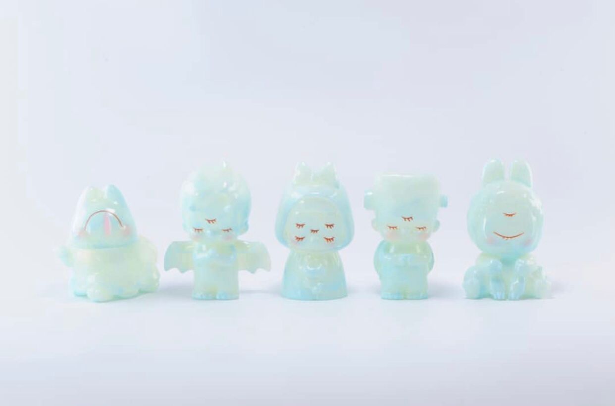 ABAO LITTLE MONSTER 'CANDY PUPPETS' - FULL SET OF FIVE FIGURES