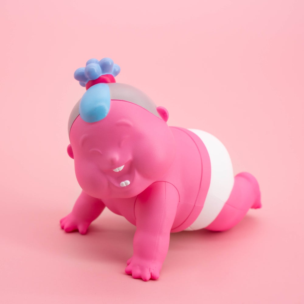 WIND UP 'WRIGGLE' CHUNK - PINK EDITION