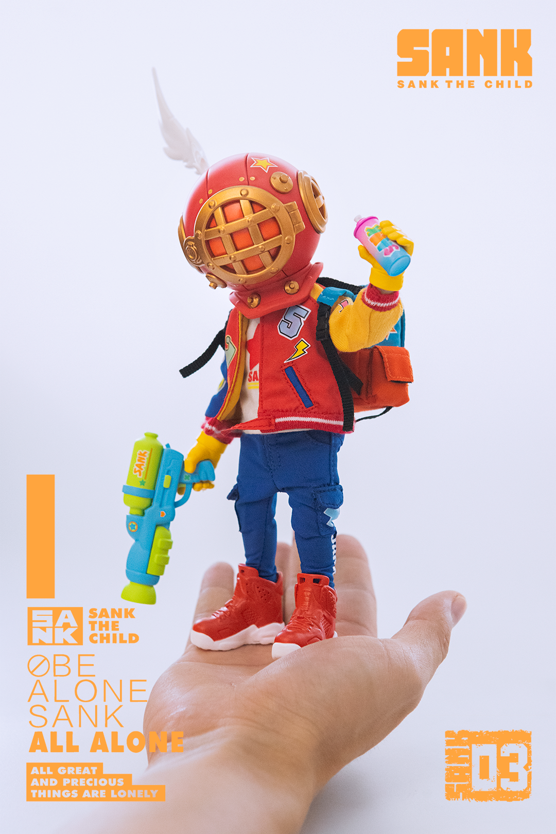 Sank-Action Figure-Retro Boy