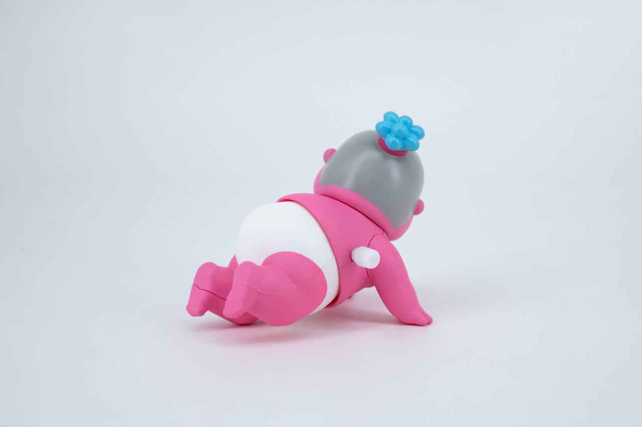 WIND UP 'WRIGGLE' CHUNK - PINK EDITION