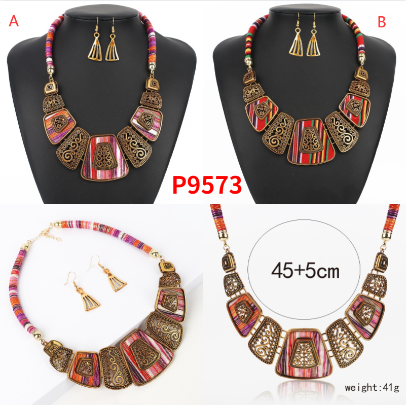 P9573    Necklace+Earrings