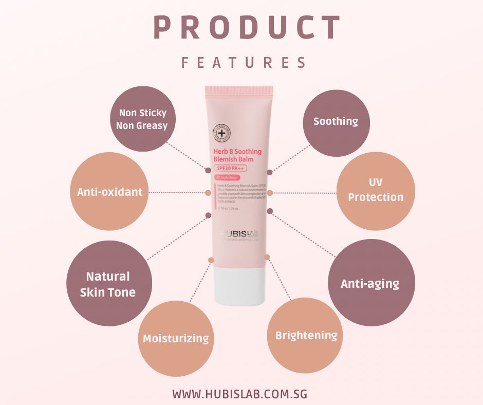 Herb 8 Soothing Blemish Balm SPF30 PA++ 50g