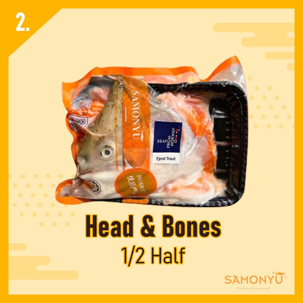 【PREORDER】 Norway Fresh Trout (预定) 挪威新鲜鳟鱼 （+-2KG) 