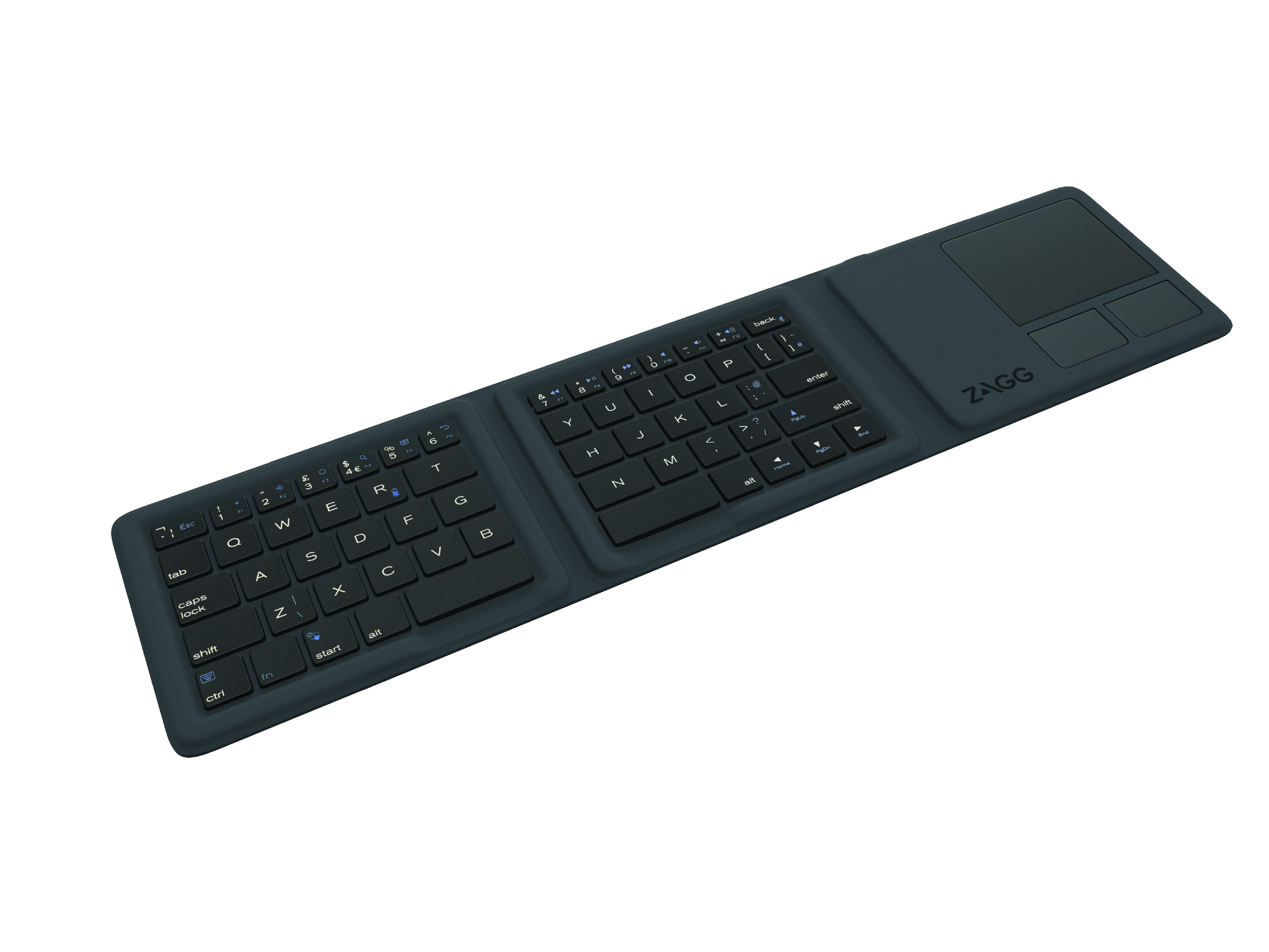 Zagg Tri-Fold Travel - Universal Keyboard with Touchpad