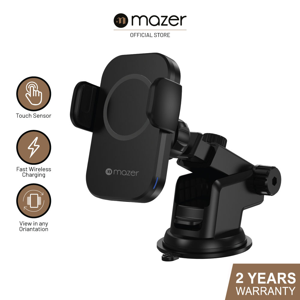 Mazer MagDRIVE-Duo Wireless 15W Car Mount (MagSafe Compatible)