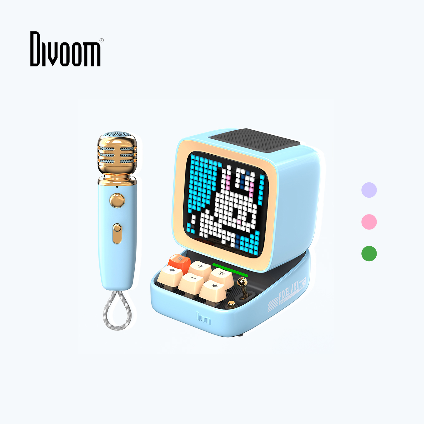 Divoom DitooMic Bluetooth Speaker with Karaoke Function