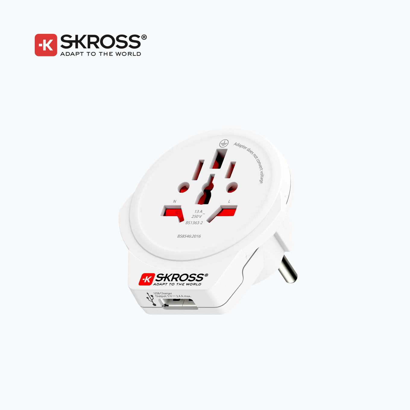Skross World to CH + IT + BRA Converter