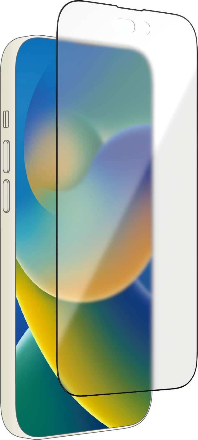 Zagg Glass Elite Edge Anti-Glare Series Screen Protector for iPhone 14 / 14 Plus / 14 Pro / 14 Pro Max