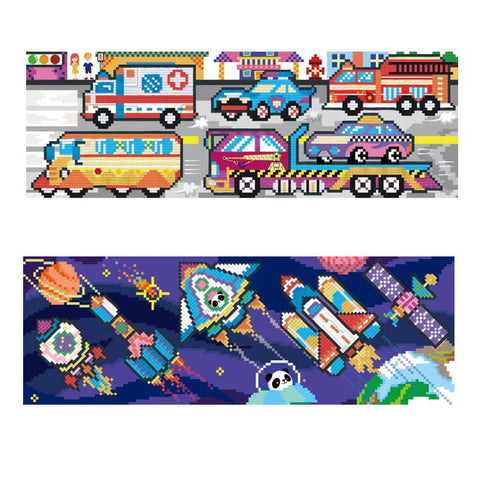 Avenir Pixelation Art Poster | Pixel Art Sticker Poster | Ducks N