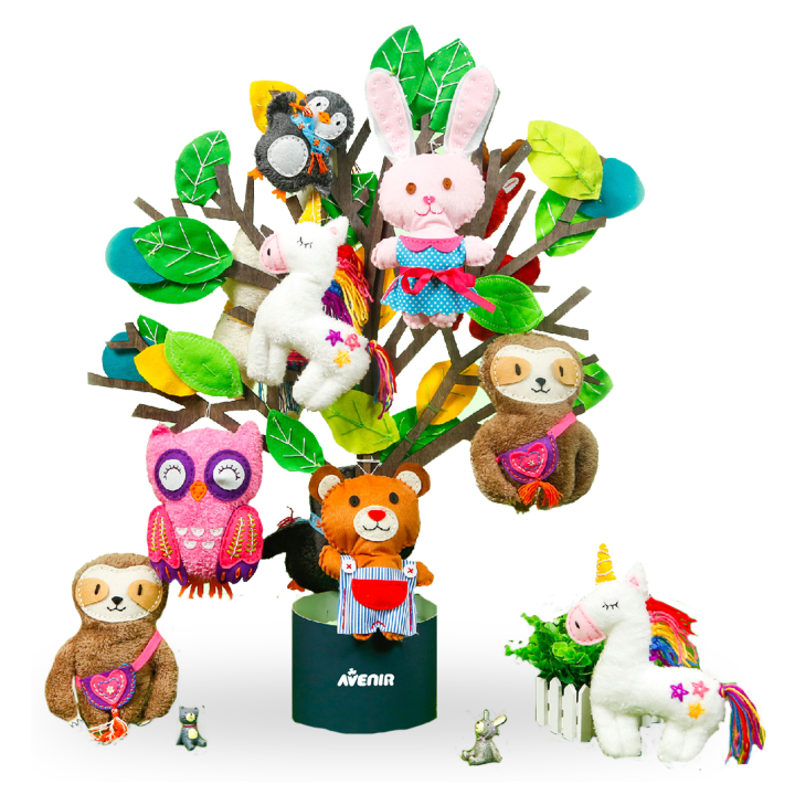 Avenir DIY Sewing Doll Sewing Kit for Kids Ducks N Crafts