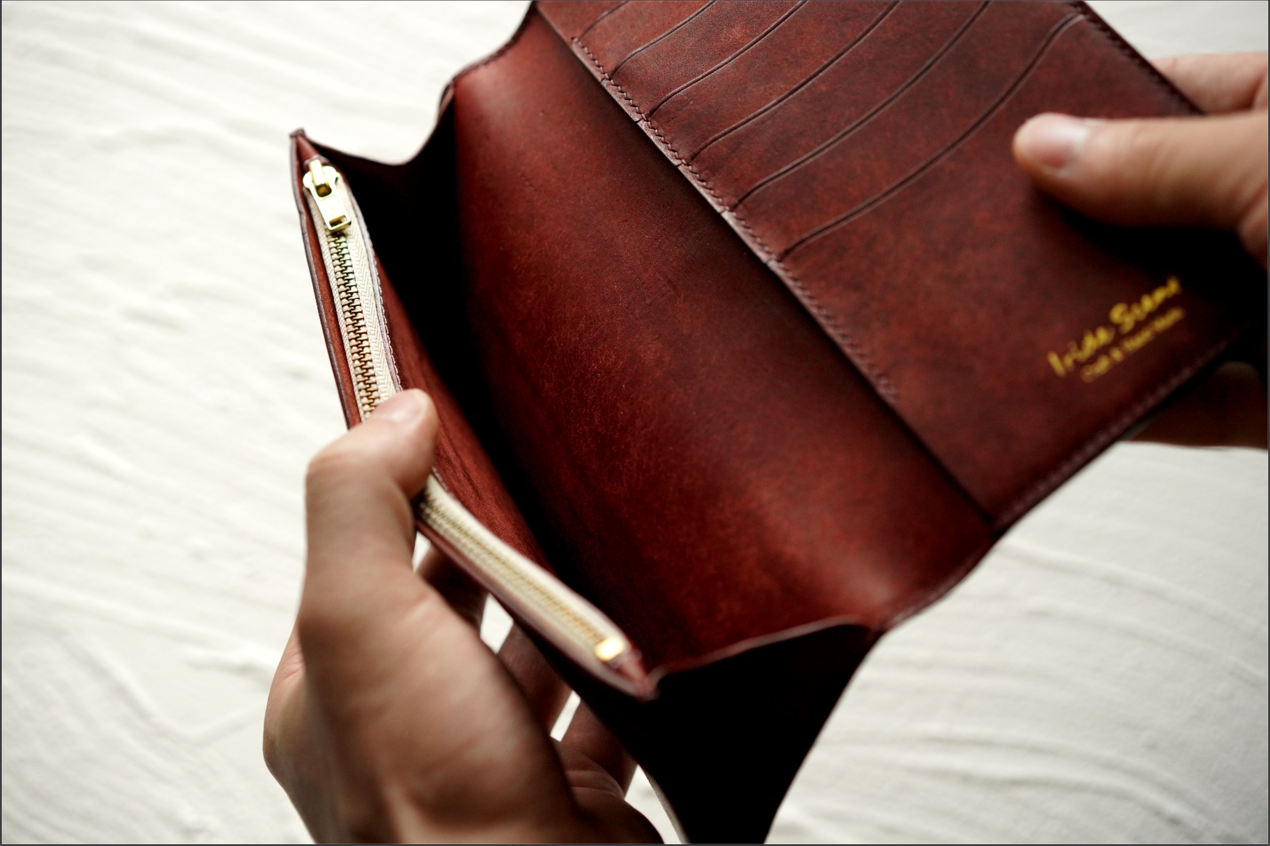 財布 メンズ 長財布 二つ折り