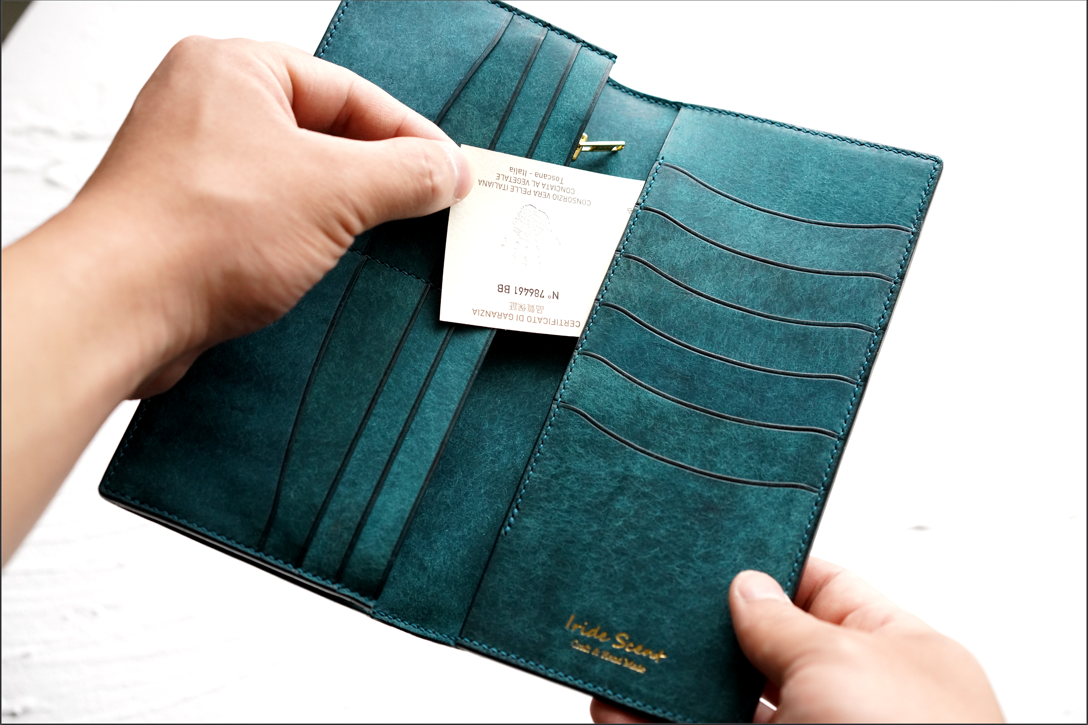 財布 メンズ 長財布 二つ折り