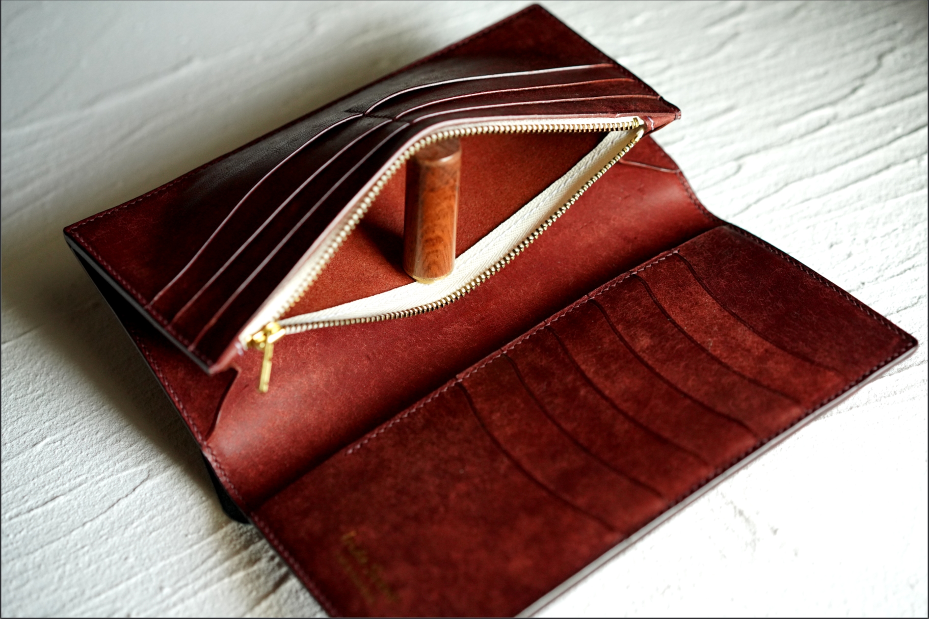 財布 メンズ 長財布 二つ折り