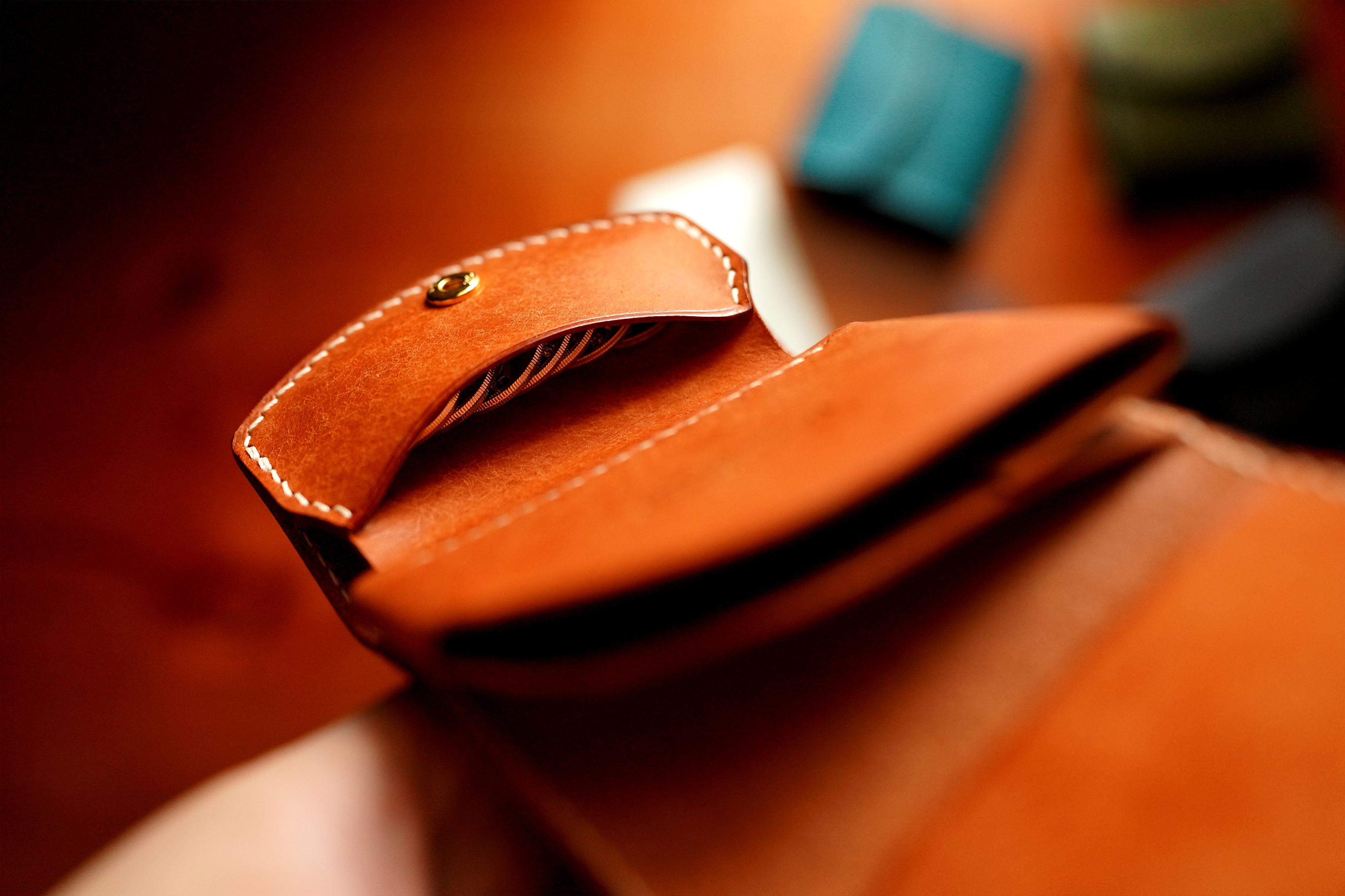 イタリアンレザー「プエブロ」三つ折り ミニ 小さい財布 