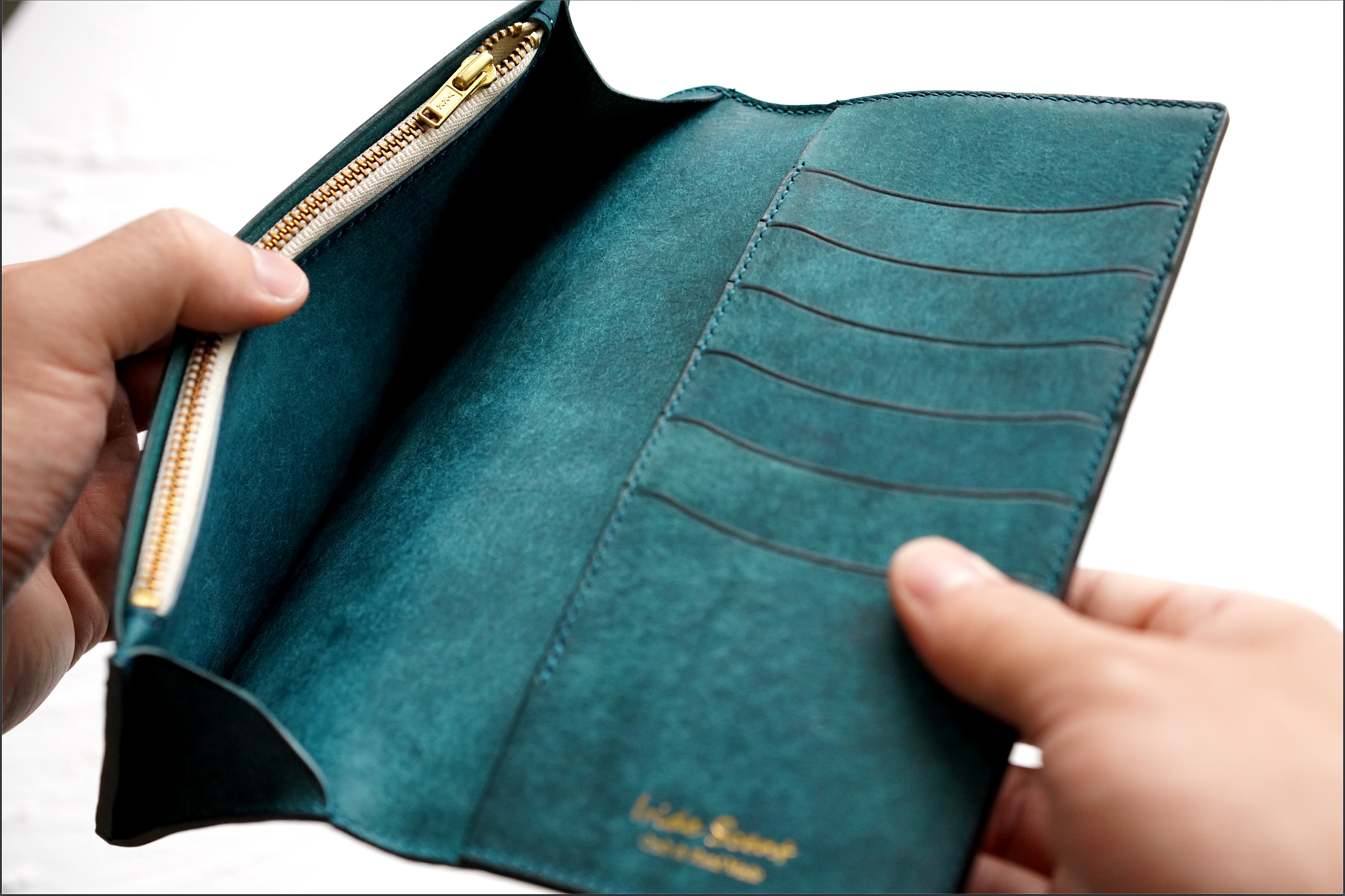 財布 メンズ 長財布 二つ折り